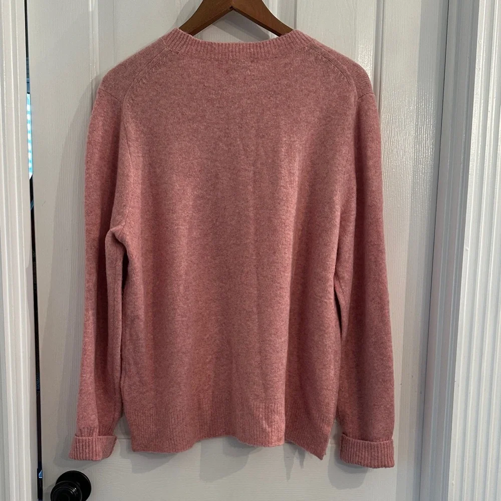 J. Crew Dusty Pink Crew Neck Sweater